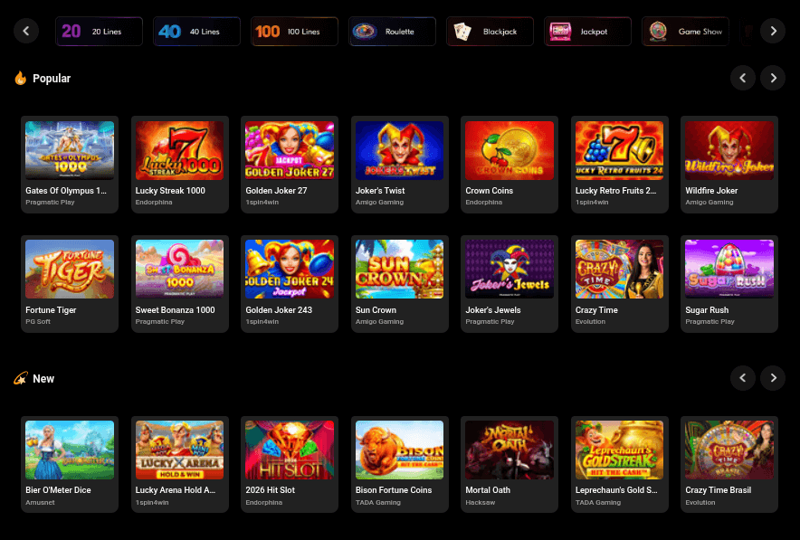BetHub Casino Games